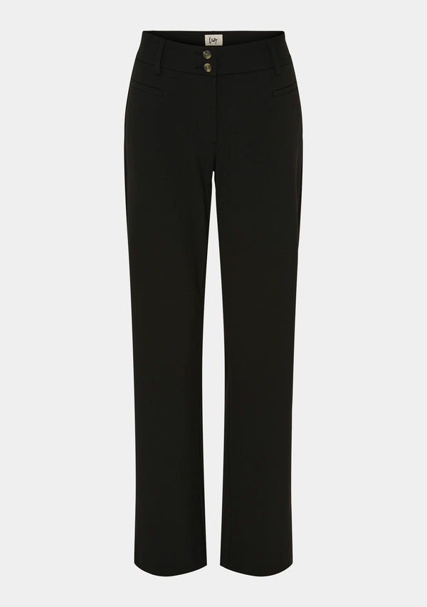 I SAY Modena Straight Pant Pants 900 Black