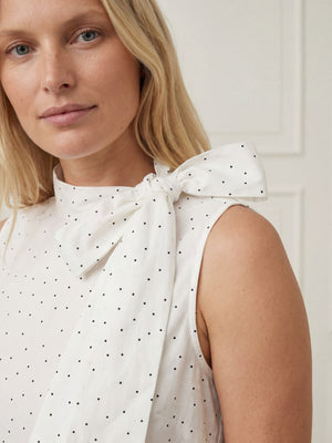 I SAY Molly Top Tops L89 White w/Black
