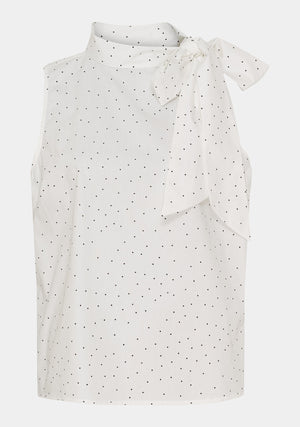 I SAY Molly Top Tops L89 White w/Black