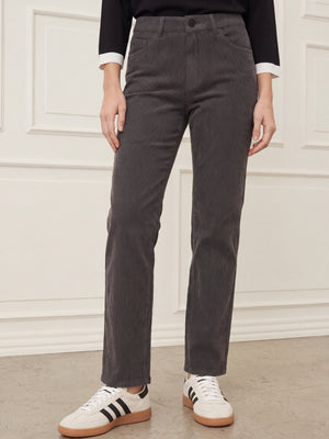 I SAY Monza Long Striped Pant Pants M29 Potato w/Black Stripe