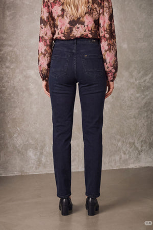I SAY Monza Straight Jeans Pants 601 Blue/Black Wash
