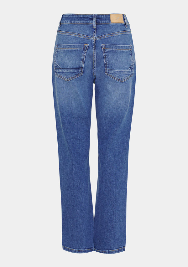 I SAY Monza Straight Jeans Pants 679 Light Blue Denim