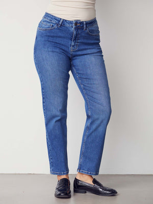 I SAY Monza Straight Jeans Pants 679 Light Blue Denim
