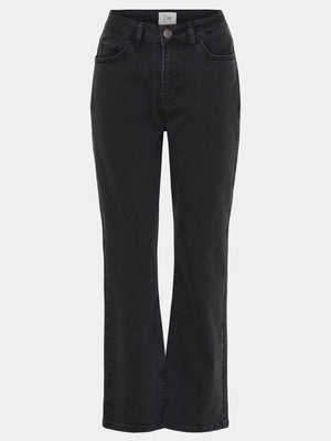 I SAY Monza Straight Jeans Pants K67 Black Denim Wash
