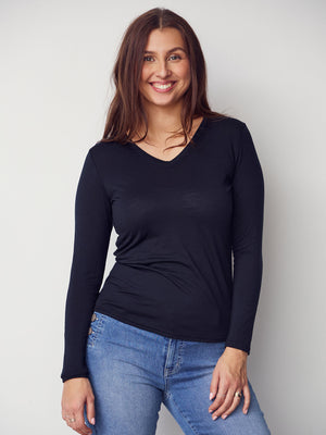 I SAY Nelly l/s T-shirt T-Shirts 900 Black