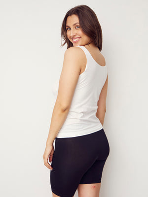 I SAY Nilla Tank Top Basics 101 Broken White