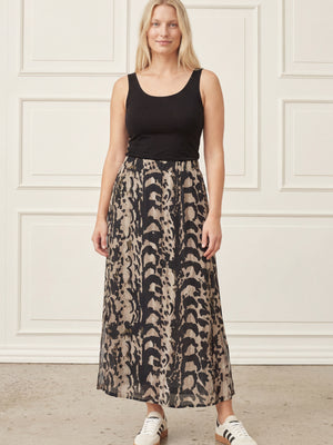 I SAY Nini Skirt Skirts N41 Earth & Black