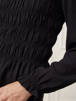 I SAY Noel Smock Blouse Blouses 900 Black