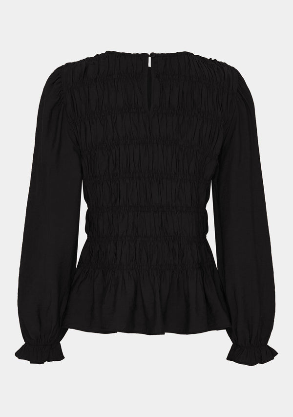 I SAY Noel Smock Blouse Blouses 900 Black