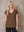I SAY Nugga V-Neck T-Shirt Basics 314 Toffee