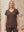 I SAY Nugga V-Neck T-Shirt Basics 356 Dark brown