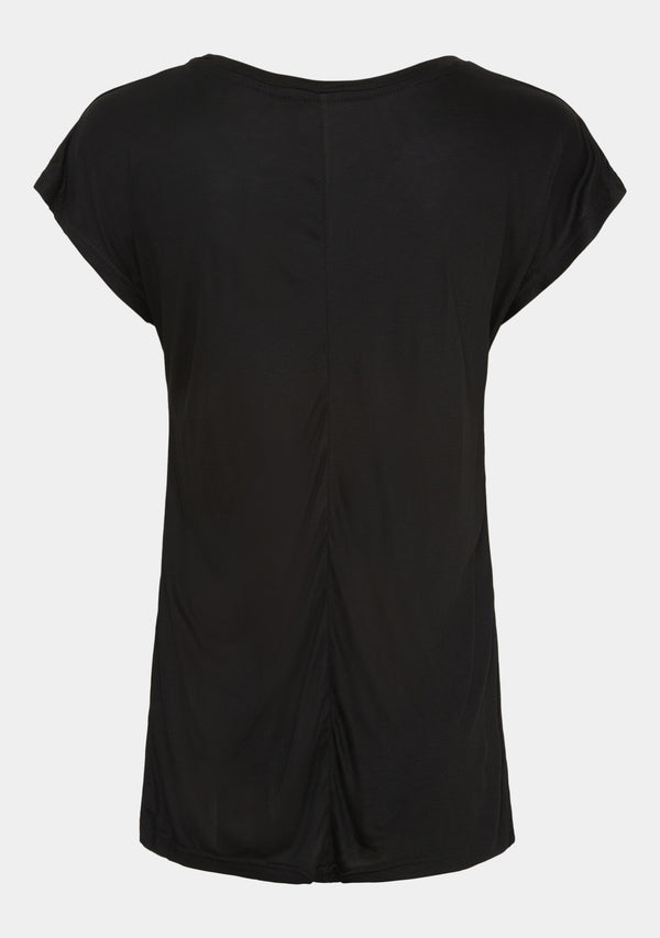 I SAY Nugga V-Neck T-Shirt Basics 900 Black
