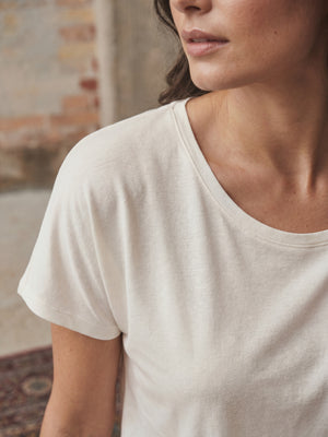I SAY Nugga Viscose T-Shirt Basics 101 Broken White