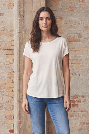 I SAY Nugga Viscose T-Shirt Basics 101 Broken White