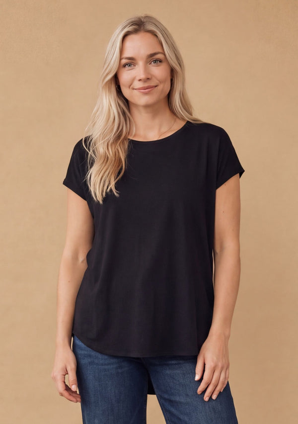 I SAY Nugga Viscose T-Shirt Basics 900 Black