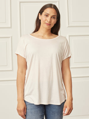 I SAY Nugga Viscose T-Shirt Basics 503 Light Rose