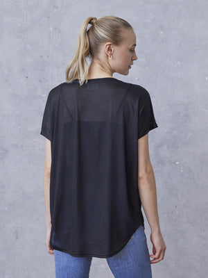 I SAY Nugga Viscose T-Shirt Basics 900 Black