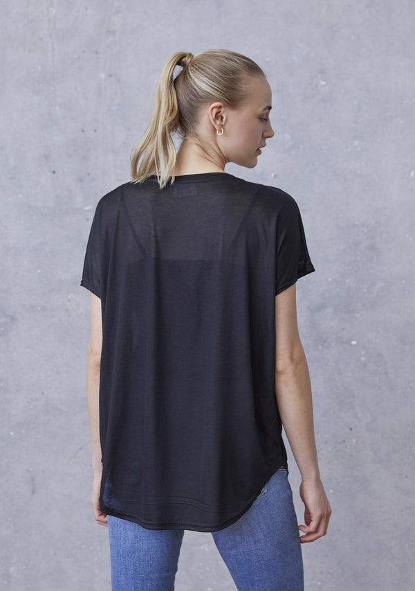 I SAY Nugga Viscose T-Shirt Basics 900 Black