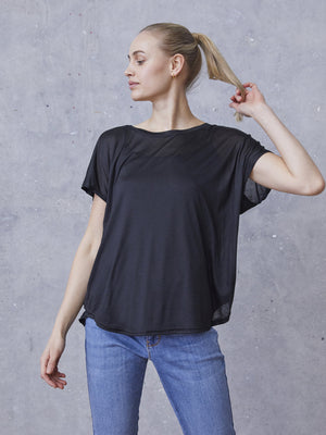 I SAY Nugga Viscose T-Shirt Basics 900 Black