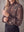 I SAY Obi Smock Blouse Blouses P14 Brown Flower