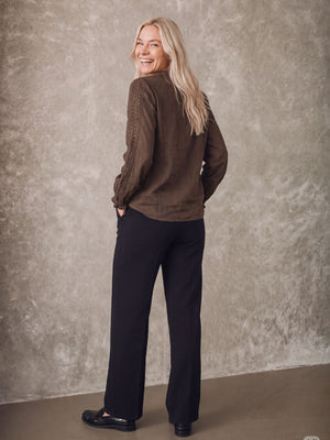 I SAY Ofia Blouse Blouses 820 Dark Khaki