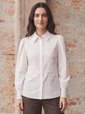 I SAY Oriana Shirt Shirts 101 Broken White