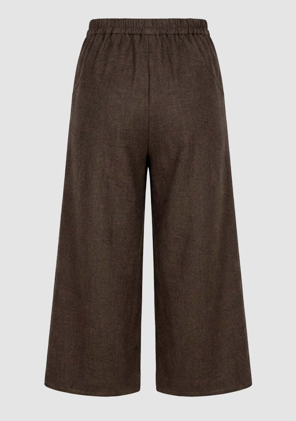 I SAY Osa Pant Pants 126 Brown Melange