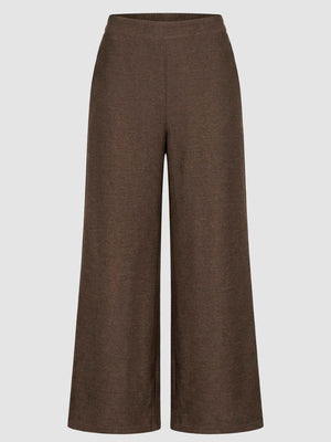 I SAY Osa Pant Pants 126 Brown Melange