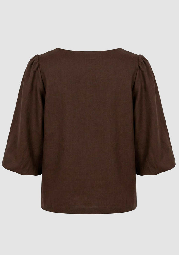 I SAY Ova Baloon Jacket Jackets 304 Brown