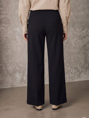 I SAY Ova Wide Pant Pants 900 Black