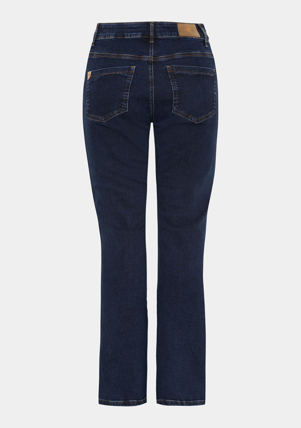 I SAY Parma Long Basic Jeans Pants 654 Blue Denim