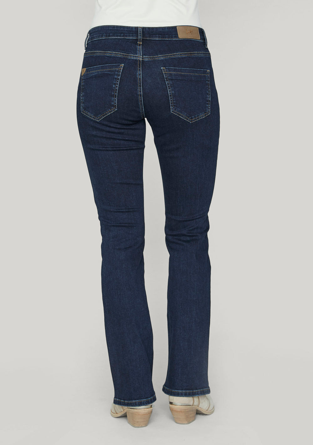 I SAY Parma Long Basic Jeans Pants 654 Blue Denim