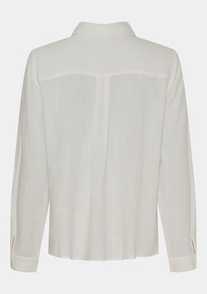 I SAY Pearl Basic Shirt Shirts 101 Broken White