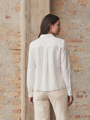 I SAY Pearl Basic Shirt Shirts 101 Broken White