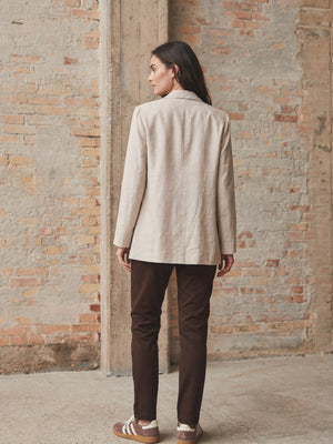 I SAY Pearl Blazer Jackets 112 Sand