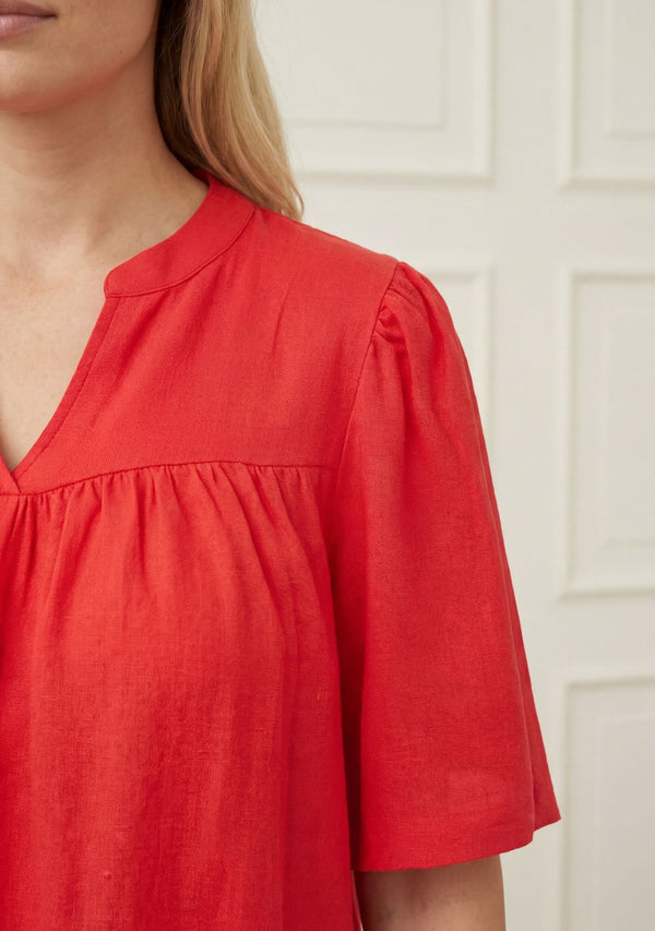 I SAY Pearl Blouse Blouses 431 Raspberry