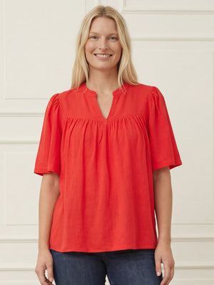 I SAY Pearl Blouse Blouses 431 Raspberry