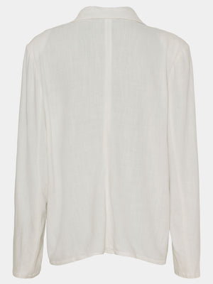 I SAY Pearl Classic Blazer Jackets 101 Broken White