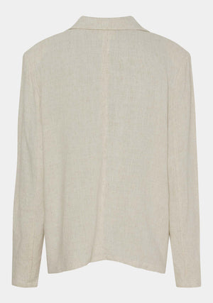 I SAY Pearl Classic Blazer Jackets 112 Sand
