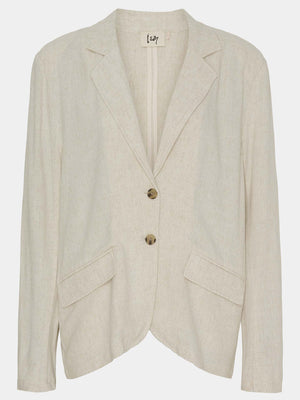 I SAY Pearl Classic Blazer Jackets 112 Sand