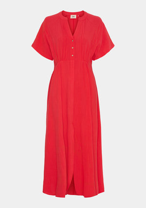 I SAY Pearl Long Dress Dresses 431 Raspberry