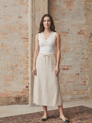 I SAY Pearl Skirt Skirts 112 Sand