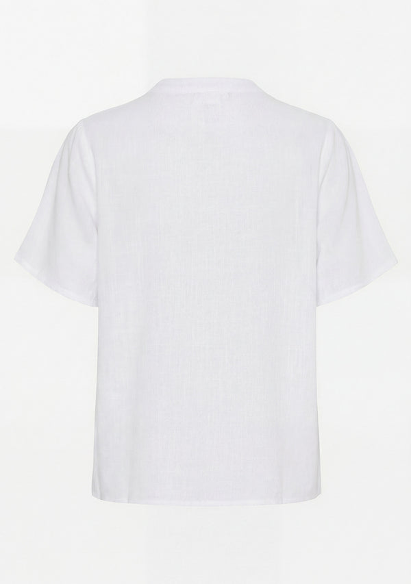 I SAY Pearl s/s Blouse Blouses 100 White