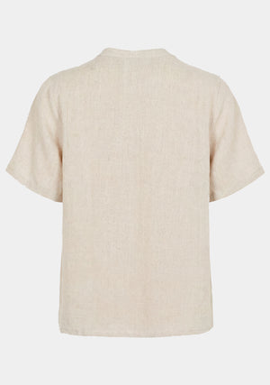 I SAY Pearl s/s Blouse Blouses 112 Sand