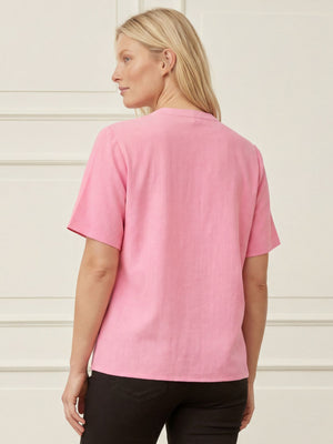 I SAY Pearl s/s Blouse Blouses 550 Fresh Pink