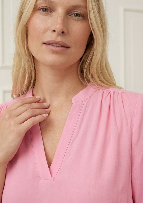 I SAY Pearl s/s Blouse Blouses 550 Fresh Pink