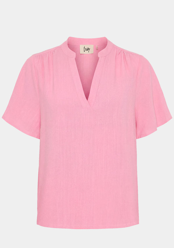 I SAY Pearl s/s Blouse Blouses 550 Fresh Pink