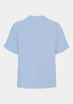 I SAY Pearl s/s Blouse Blouses 603 Light blue