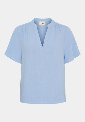 I SAY Pearl s/s Blouse Blouses 603 Light blue