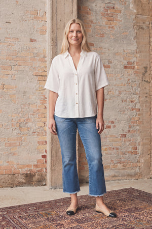 I SAY Pearl s/s Shirt Shirts 101 Broken White